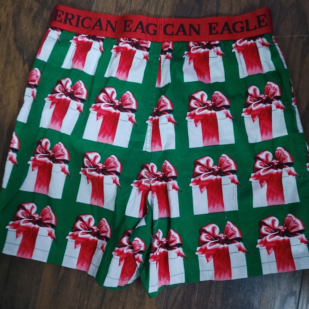 American Eagle Boxers Small Christmas Presents Holiday